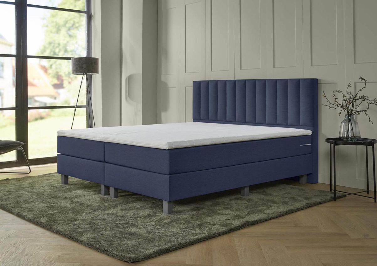 boxspring corsica 2-persoons blauw 1