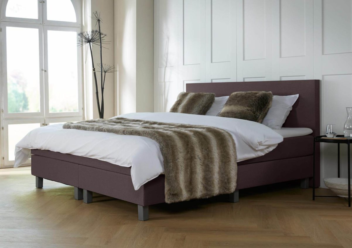 boxspring florence bruin 1 matras 4