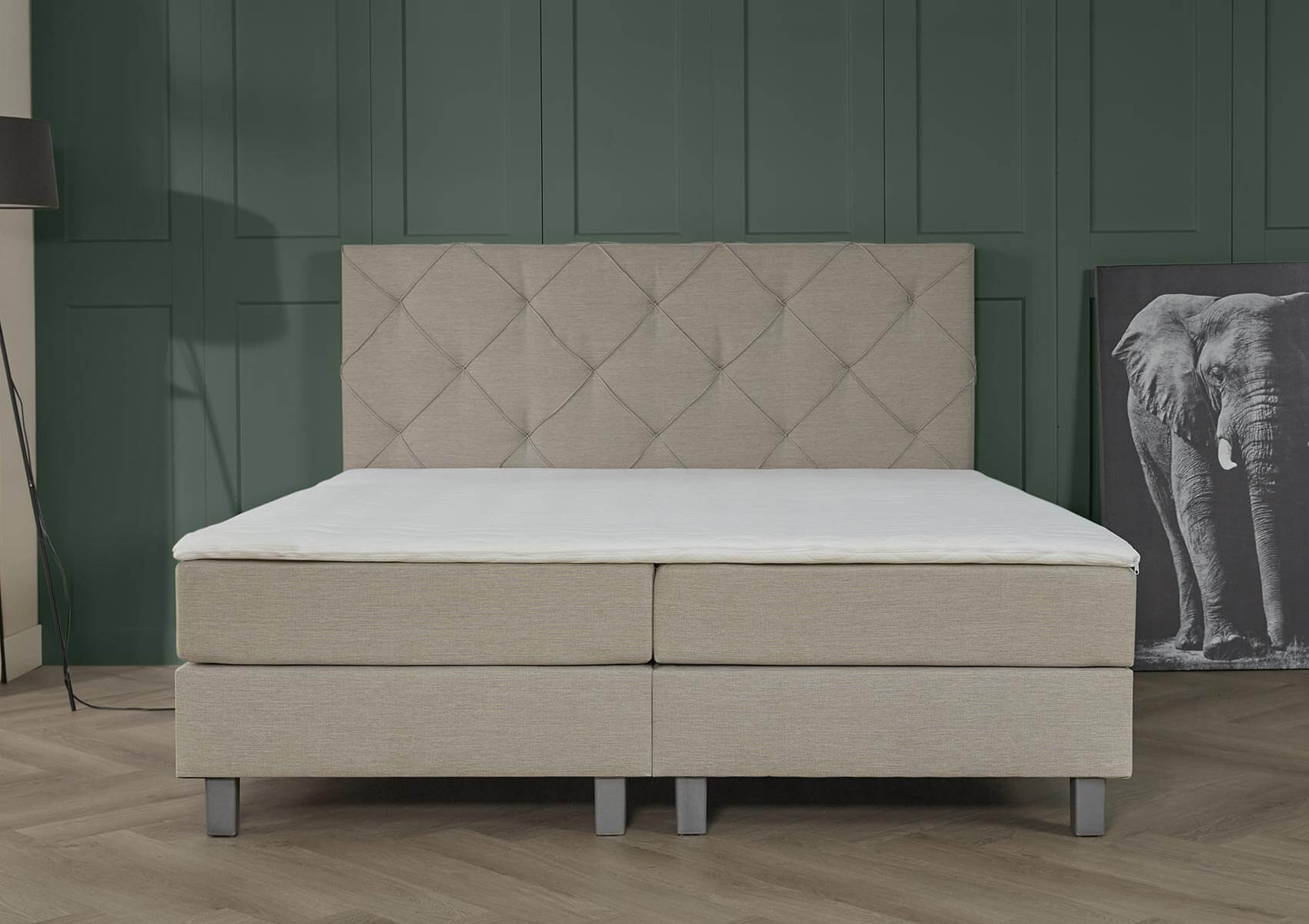 boxspring porto 2-persoons beige 2
